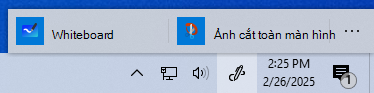 Ảnh chụp màn hình của Không gian làm việc Windows Ink trong Windows 10.
