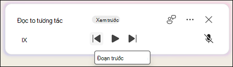 Chọn Trước đó hoặc Tiếp theo.