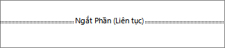 Một dấu ngắt phần trông như thế nào