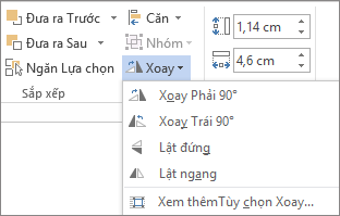 Xoay tùy chọn menu