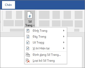 Chèn số trang