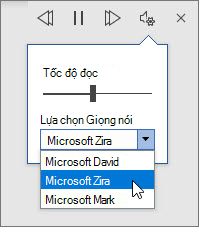 Cài đặt âm thanh Đọc To