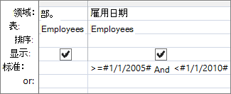 此日期条件将正确运行