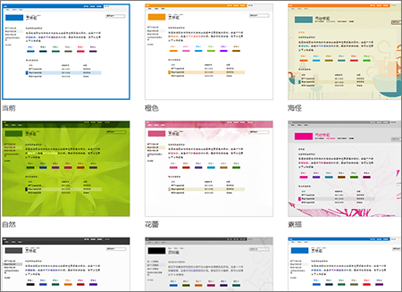 显示网站模板图像的 SharePoint Online 页面