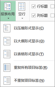 报表布局