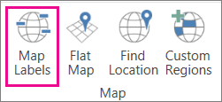 三维地图“地图标签”选项