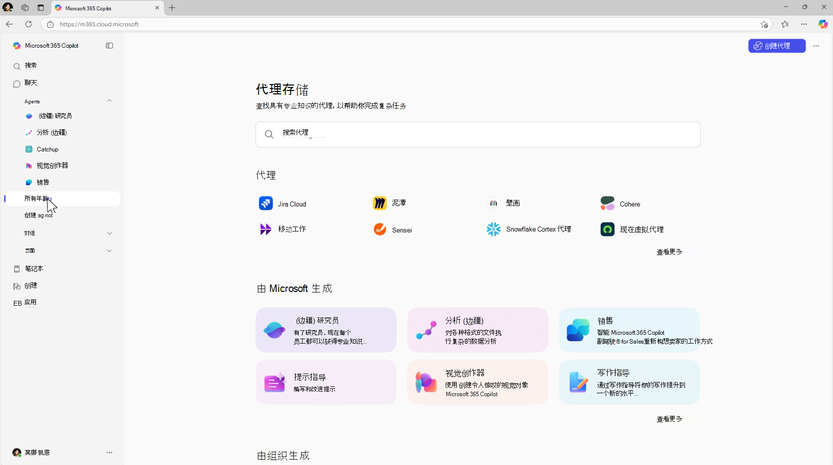 代理商店的屏幕截图