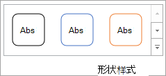 “形状样式”组