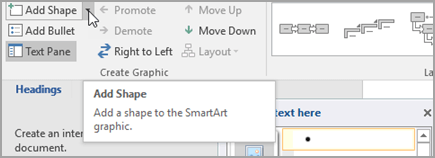 向 SmartArt 图形添加形状