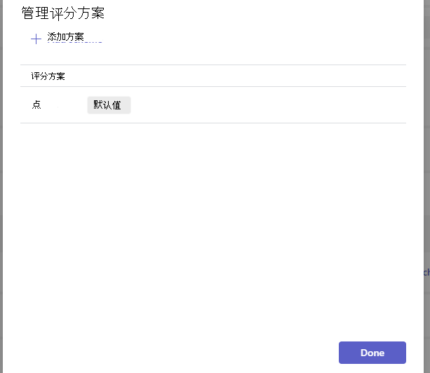 管理评分方案