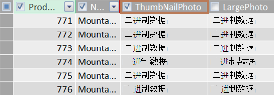 缩略图的二进制列示例