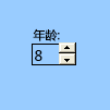 表单工具栏微调控件示例