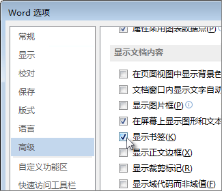 Word 选项