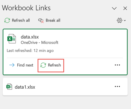 Windows Refresh 專屬工作簿