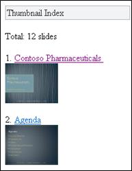Mobile Viewer for PowerPoint 的縮圖索引
