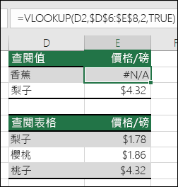 #N/A 錯誤