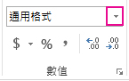 [常用] 索引標籤上的數字格式方塊