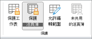 保護活頁簿醒目提示
