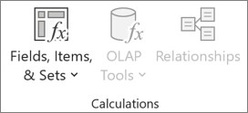 Excel 功能區影像