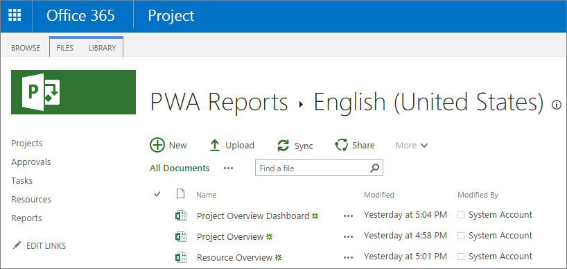 在 PWA 報告頁面中，選擇你的語言。