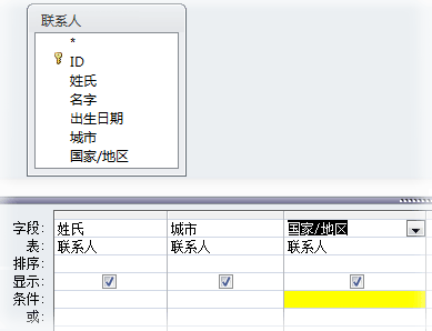 国家/地区条件