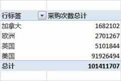 数据透视表示例