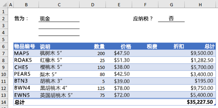 不带自定义函数的示例顺序窗体
