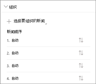 组织新闻部分