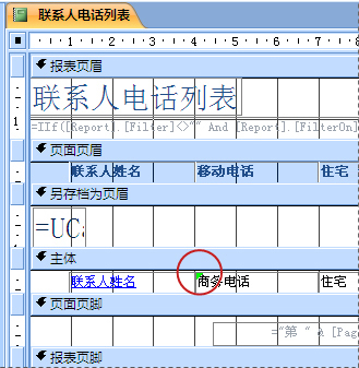 报表包含的文本框中有拼写错误的标识符