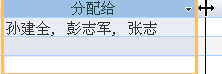 调整多值字段的大小
