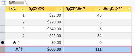 包括数据的汇总行