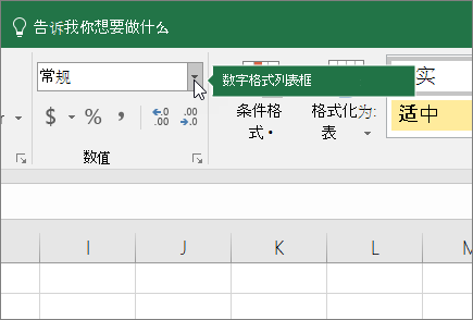 “数字格式”列表框