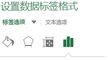 “数据标签格式”窗格