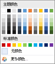 “着色”菜单