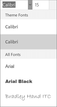 字体