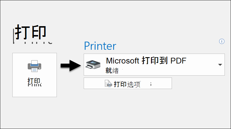 使用“打印”命令将电子邮件打印为 PDF 文件。
