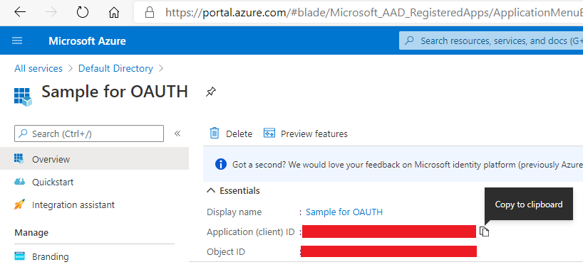 OAUTH 示例