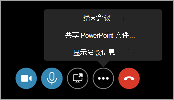 “结束会议”命令