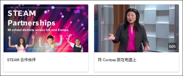 视频快速链接的屏幕截图