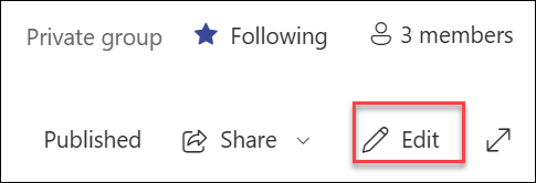 SharePoint 页面编辑按钮的预览
