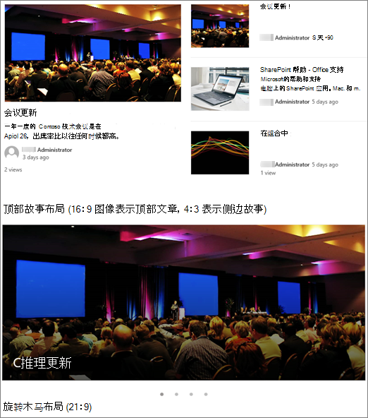 新闻布局图像示例