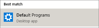 Windows 中的默认程序