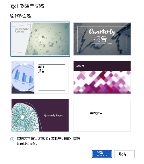 设计演示文稿的主题