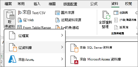 從 Access 匯入資料