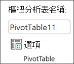 Excel 功能區影像