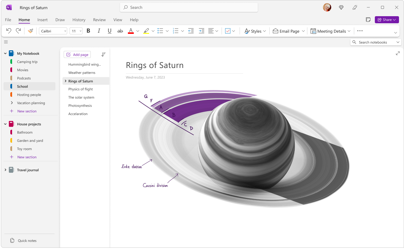 Windows上的OneNote，使用全新體驗