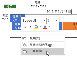 日期範圍