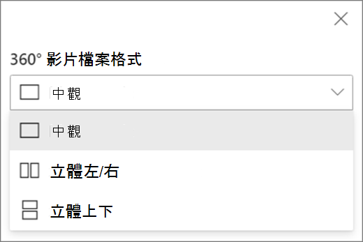 影片選項