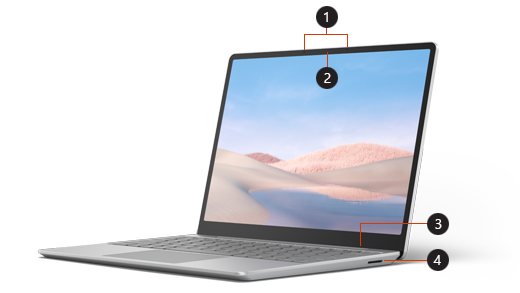 Surface Laptop Go 前端的說明