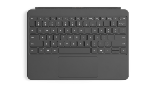 Surface Pro 12 吋鍵盤俯視圖